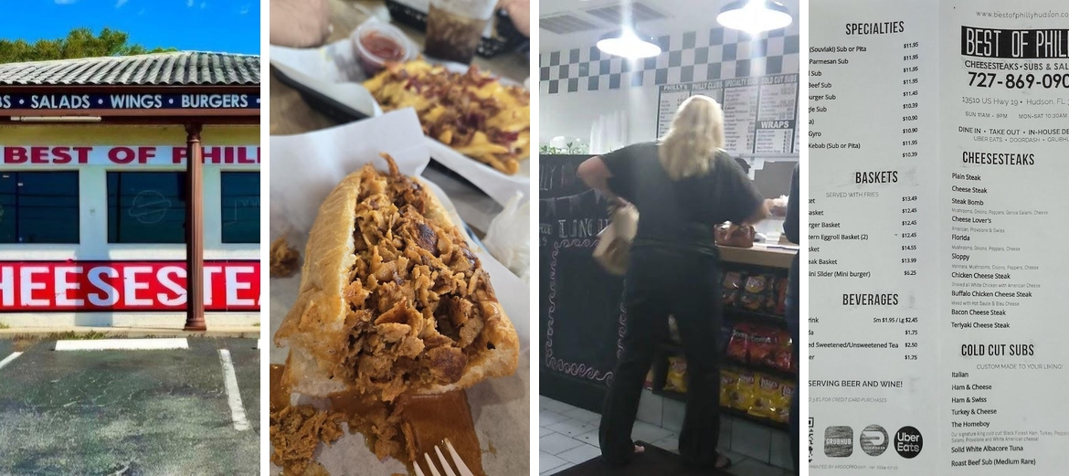 Best of Philly Cheesesteak Menu