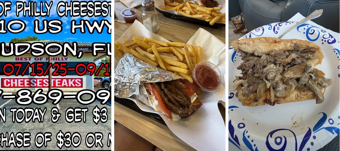 Best of Philly Cheesesteak Menu